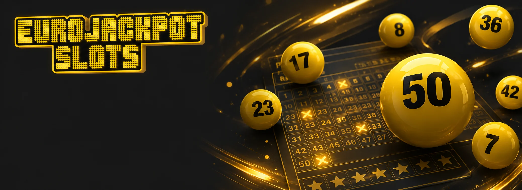 EuroJackpot Slots Willkommensbonus 100 % bis 1.500 € und progressive Jackpots auf charcoalfarbenem Banner